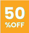 50% off